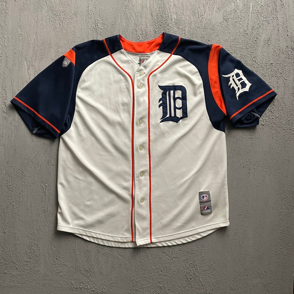 Vintage Detroit Tigers Inge 15 Baseball Jersey Mens XL White 2000s Majestic